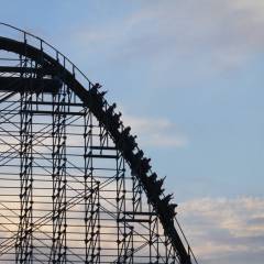 The Voyage Wooden Roller Coaster - Holiday World & Splashin Safari