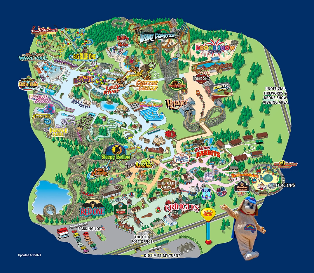 New attraction names for 2023! (April Fools!)