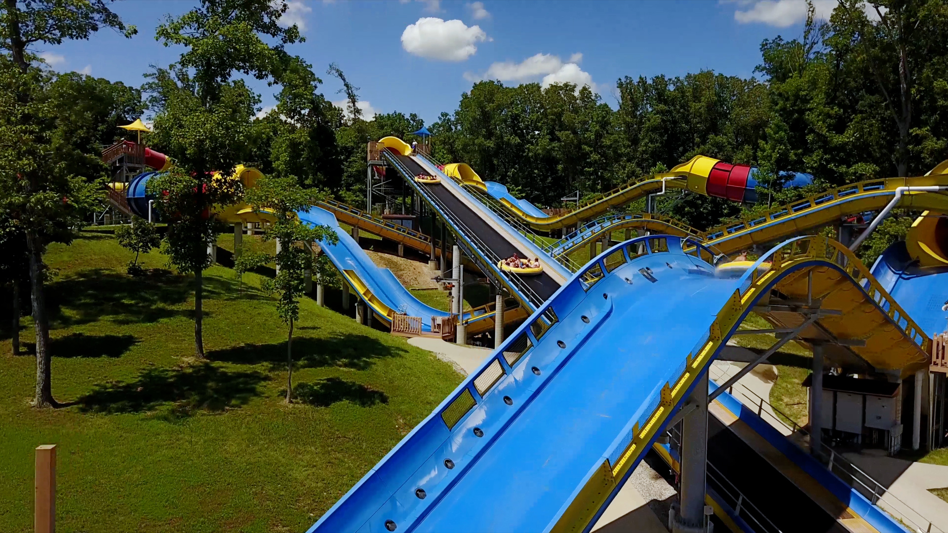 Mammoth Water Coaster Holiday World Theme Park Splashin