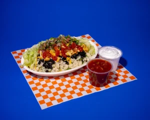 Burrito bowl available at Holiday World.