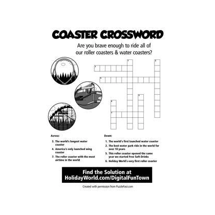Coaster Crossword