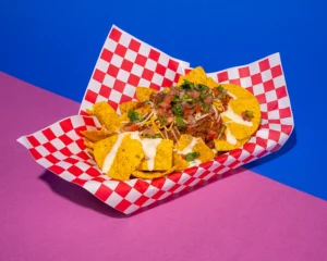 Loaded nachos available at Holiday World.