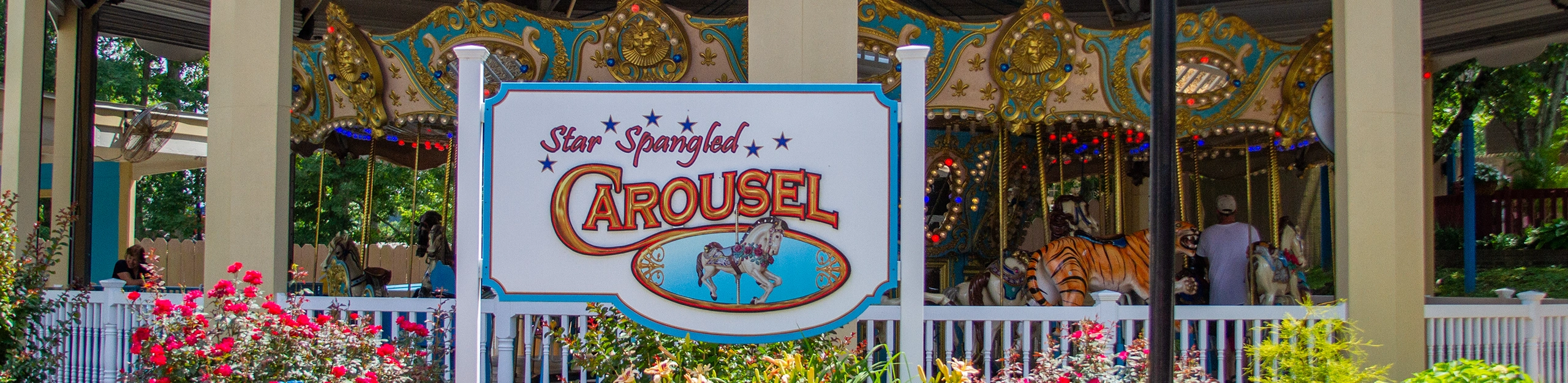 Star Spangled Carousel at Holiday World & Splashin' Safari in Santa Claus, Indiana.