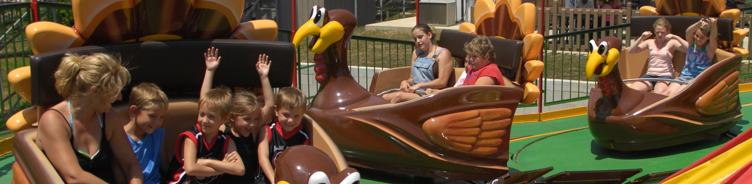 Turkey Whirl at Holiday World & Splashin' Safari in Santa Claus, Indiana.