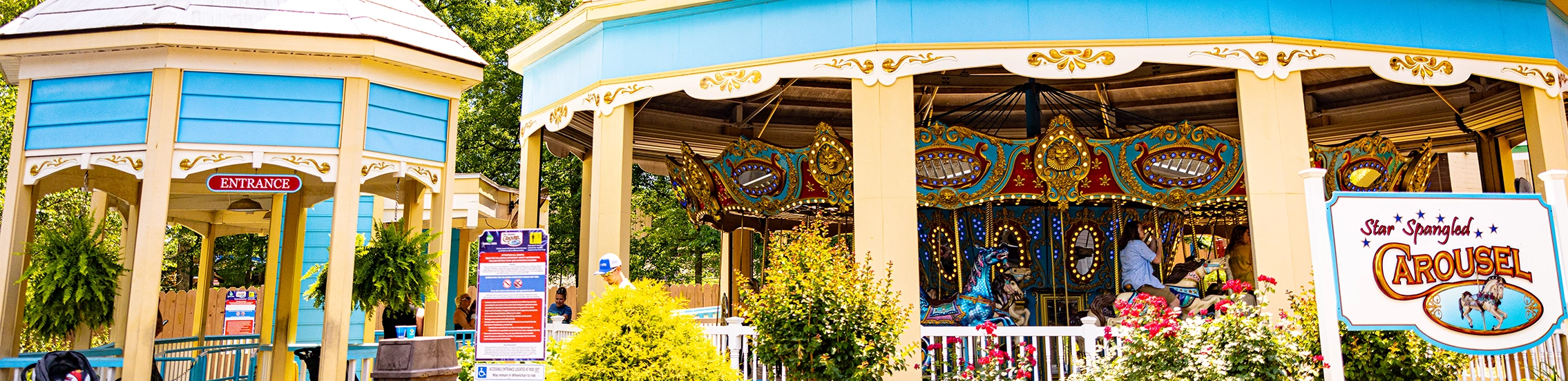 Star Spangled Carousel at Holiday World & Splashin' Safari.