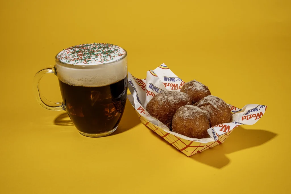 Cold Brew and Doughnuts Combo available at Christmas Cupboard until noon.
