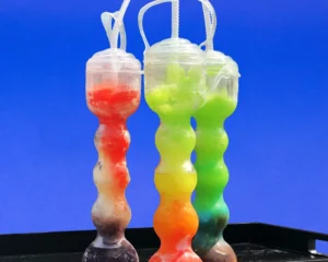 Three refillable ICEE Bubble Yards available at Holiday World.