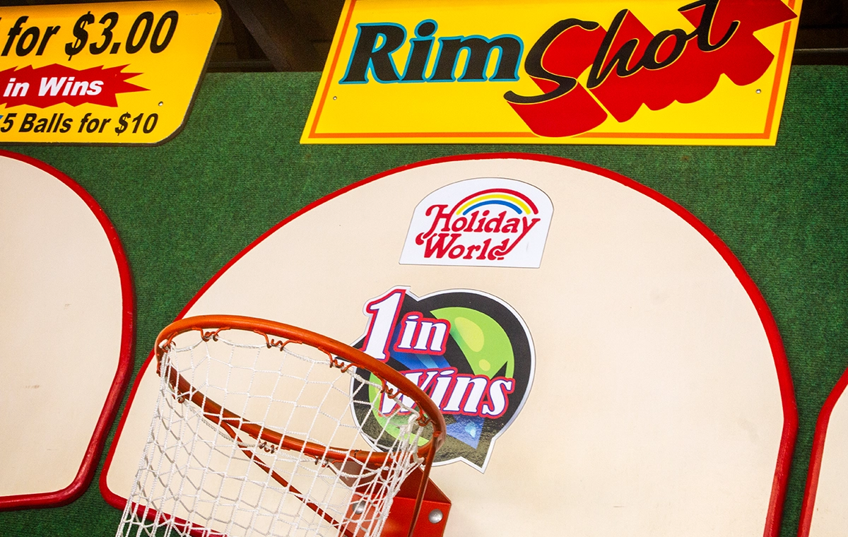 Rim Shot basketball game at Holiday World.