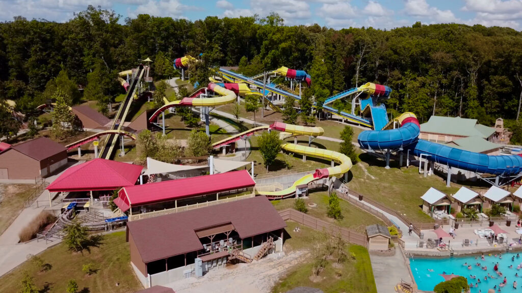 Wildebeest & Mammoth Water Coasters at Holiday World & Splashin' Safari.