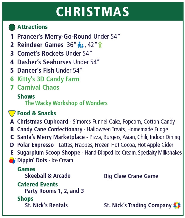 Attractions, shows, food & snacks, games, and more at Holiday World during Happy Halloween Weekends.