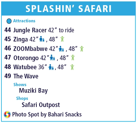 attractions, shows, food & snacks, Games, and more at Holiday World & Splashin' Safari.