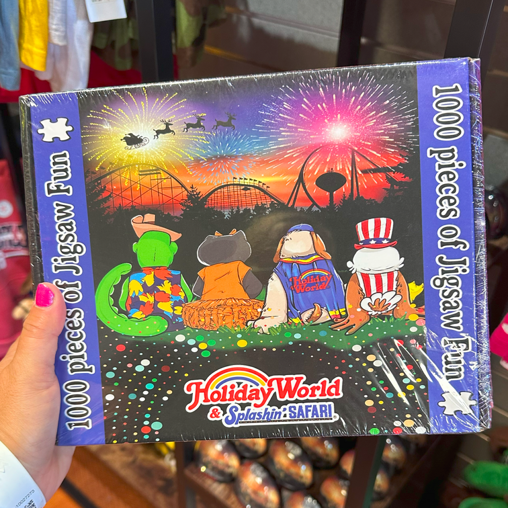 Holiday World Mascot puzzle.