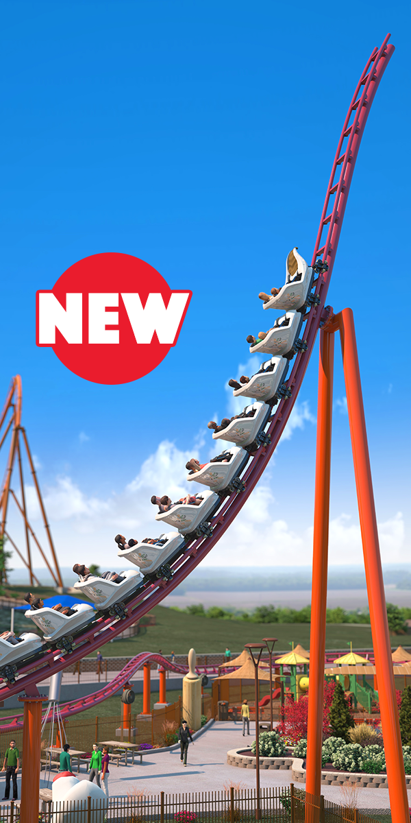 The new Good Gravy! roller coaster.