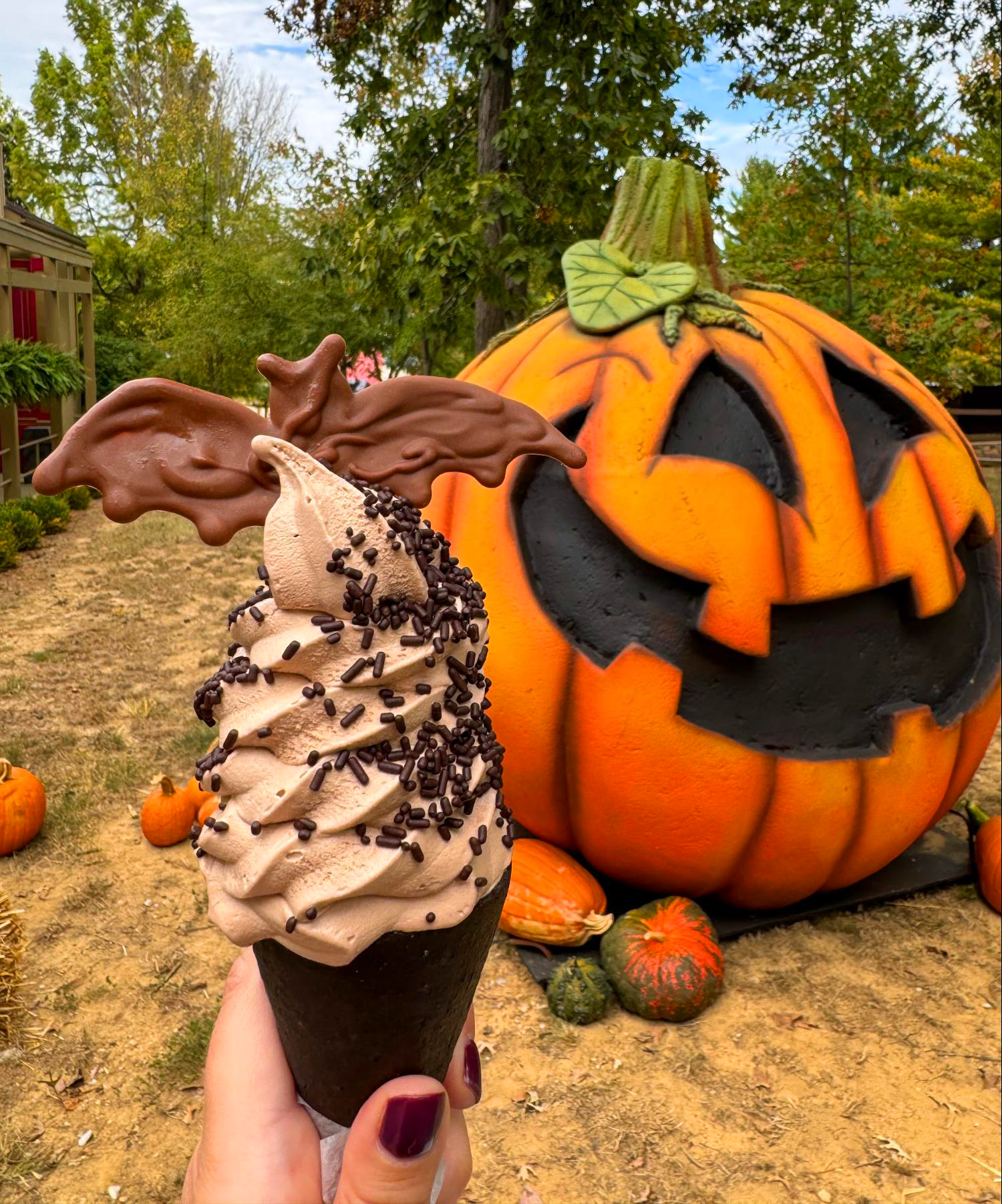 Ice cream available during Happy Halloween Weekends.