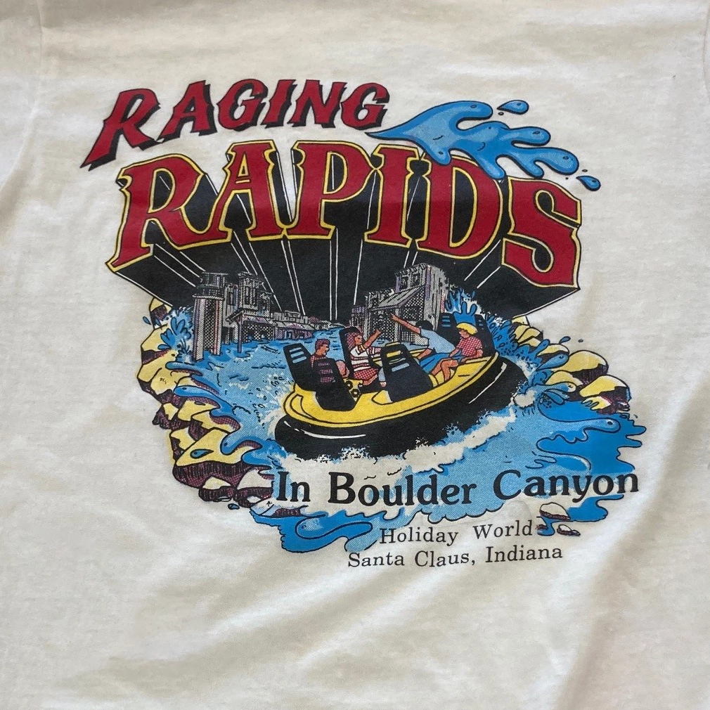 Artwork of Raging Rapids in Boulder Canyon