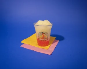 Frozen Lemonade with Boba available at Holiday World.