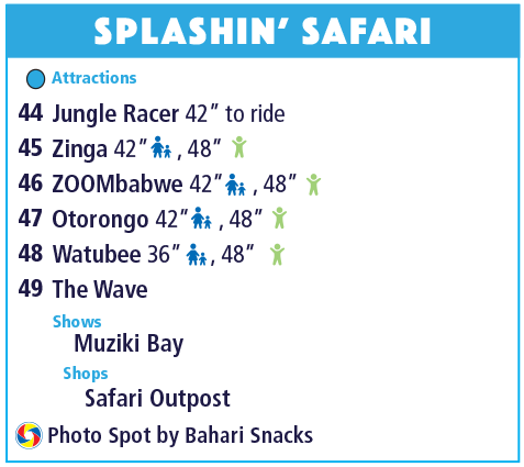 Attractions, shows, food & snacks, games, and more at Holiday World & Splashin' Safari.