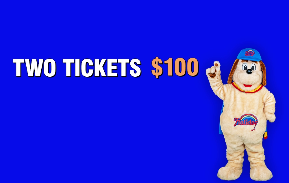 Two Any Day Tickets for $100 with Promo Code "JEOPARDY"