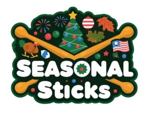 Seasonal Sticks Drump Corps performing at Holiday World's Hoosier Celebration Theater.