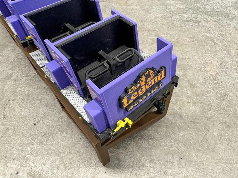 Front Car Detail of The Legend 3D Printed Train Model