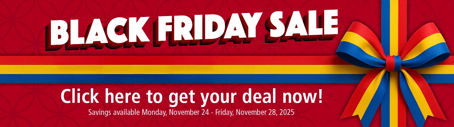 Click here to get our Black Friday deals! Sale Ends November 28.