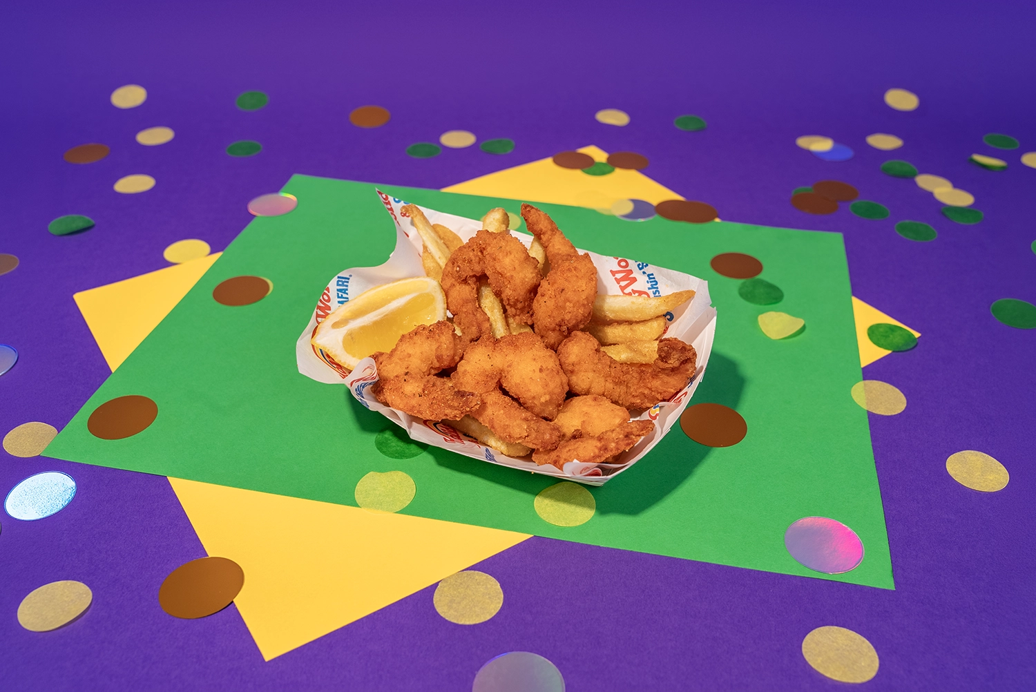 Celebrate Mardi Gras with the Bayou Basket at Wildebeestro in Splashin' Safari during the 2026 Summer Wine'd Down Culinary Festival