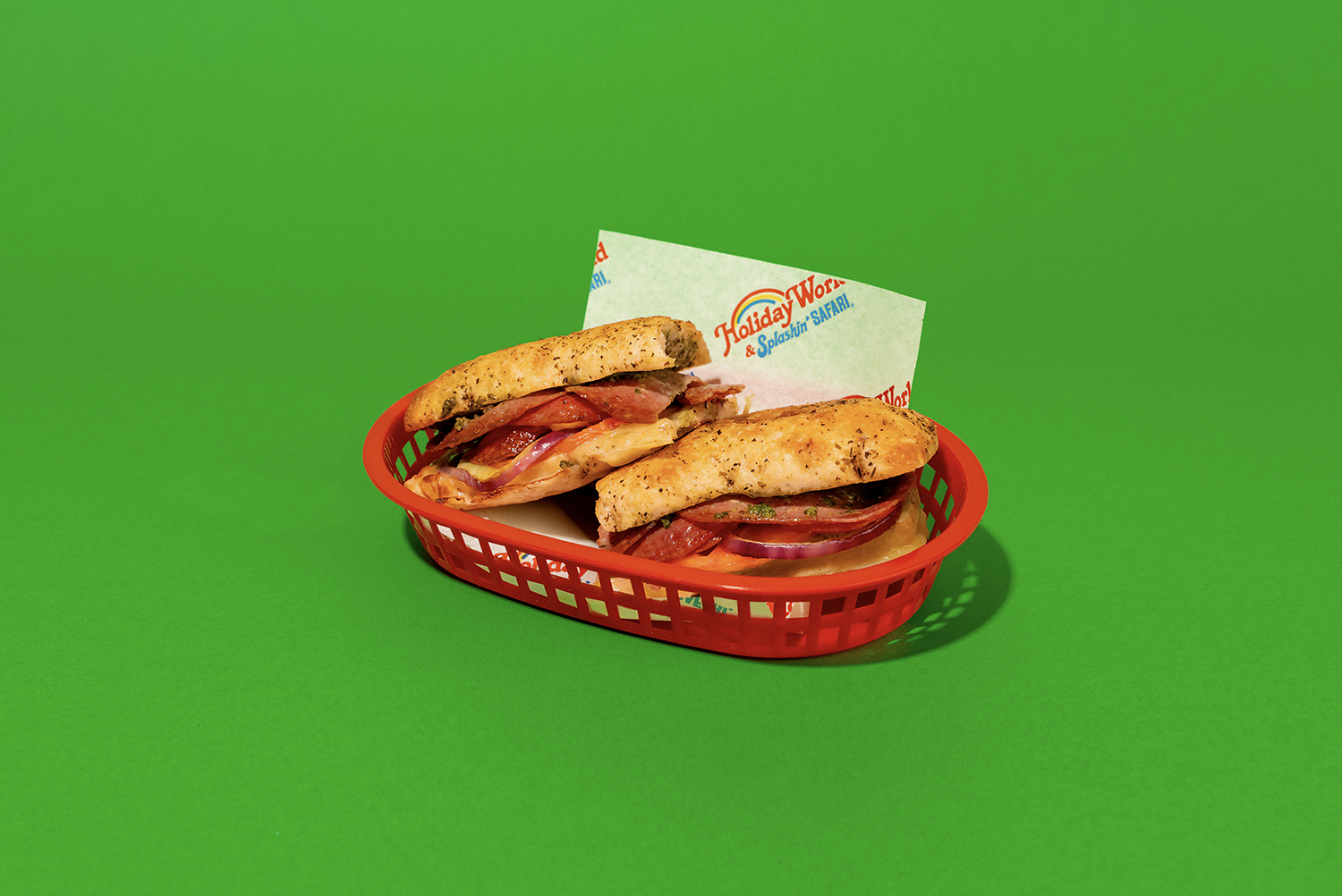 Celebrate Christmas with the Deck the Halls Deli Sub at Santa's Merry Marketplace in Christmas during the 2026 Summer Wine'd Down Culinary Festival