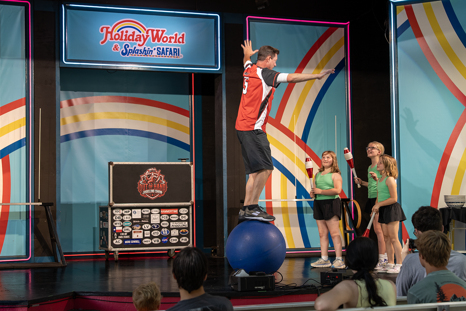 Out of Hand Comedy Juggling Show at Holiday World & Splashin' Safari
