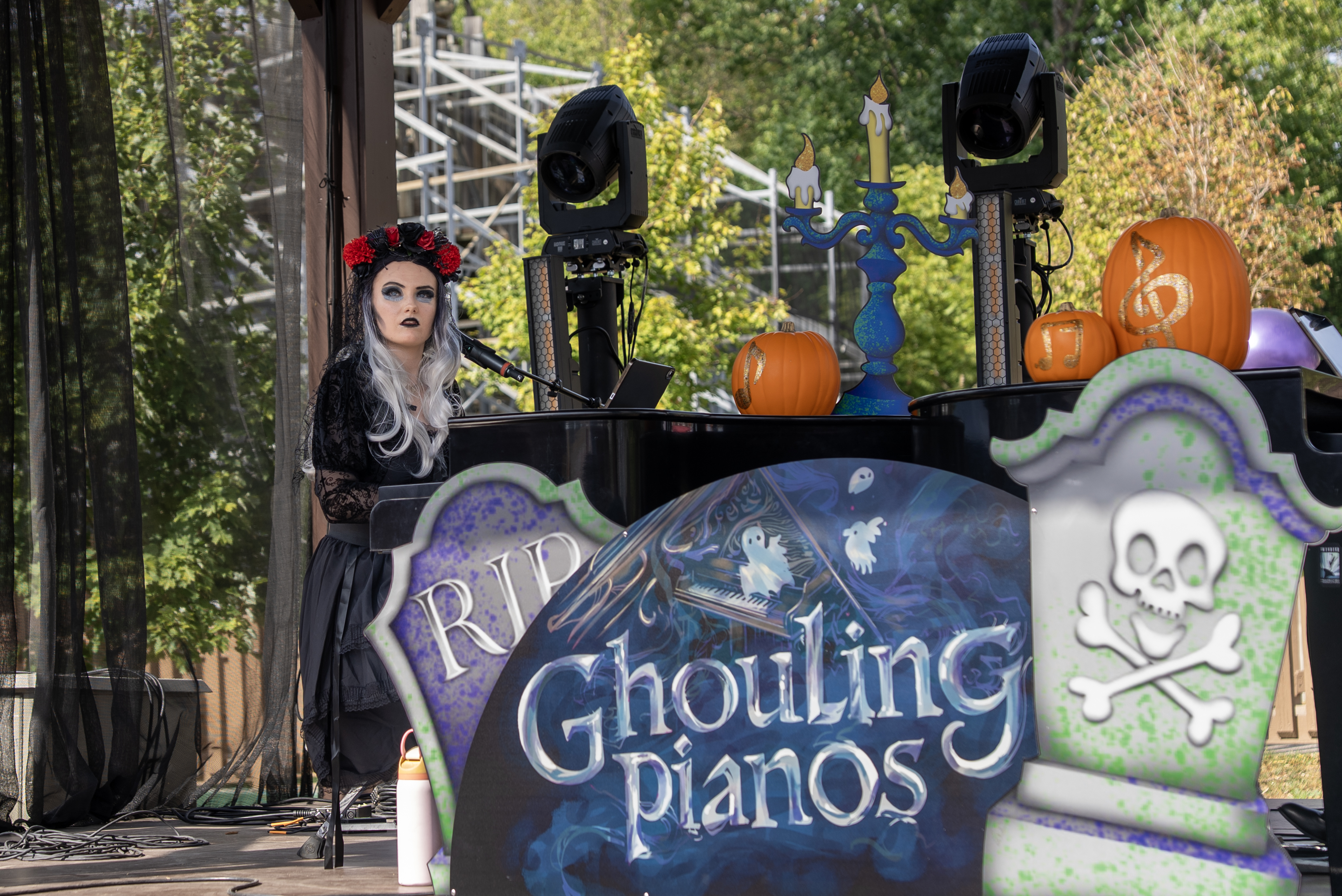 Ghouling Pianos on Cranberry Jam Stage at Holiday World & Splashin' Safari